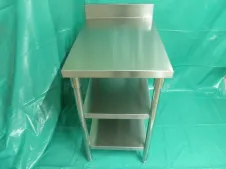 S-S Work Table With Double Under Shelf 1